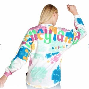 Disneyland Resort Tie-Dye Spirit Jersey For Adults size small unisex colorful S